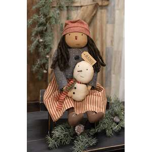 Maddie Doll with Snowbuddy