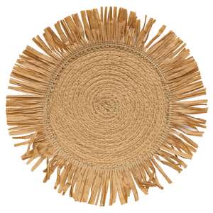 Natural Jute & Dried Grass Candle Mat, Medium HAC2405;