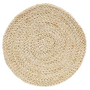 Natural Corn Husk Round Table Mat HAC2411;