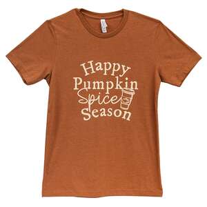 Happy Pumpkin Spice Season T-Shirt, Heather Autumn L144XXL;