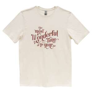 The Most Wonderful Time Of The Year T-Shirt, Natural L147;