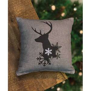 Winter Reindeer Pillow -10" 13185;