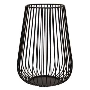 Black Wire Candle Holder, Large 18051B;