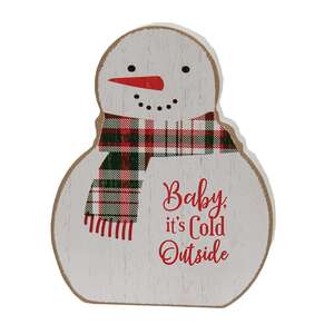 Baby It's Cold Outside Chunky Snowman Sitter 37949;