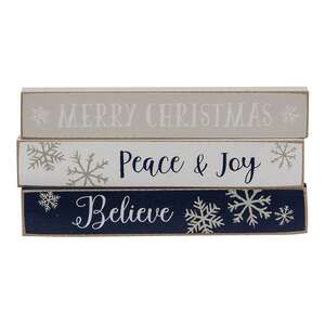 Believe Snowflake Mini Stick, 3 Asstd. 37957;