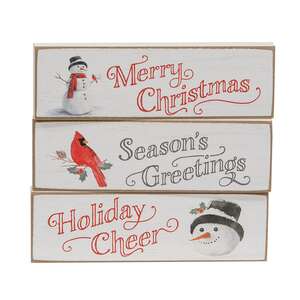 Vintage Season's Greetings Mini Block, 3 Asstd. 37961;