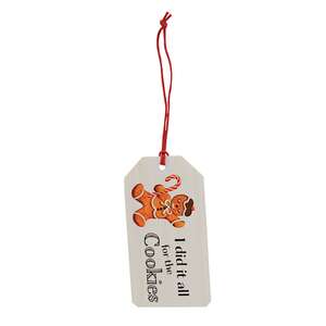 Don't Stop Believin Santa Gift Tags, 4/Set 37966;