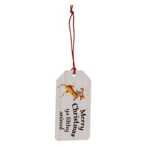 Merry Christmas Ya Filthy Animal Gift Tags, 4/Set 37967;