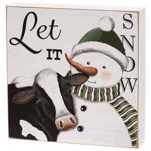 Joy on the Farm Box Sign, 3 Asstd.