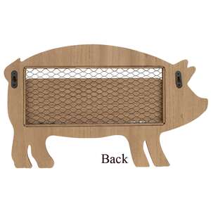 37997 Folding Chicken Wire & Wood Pig Shelf;