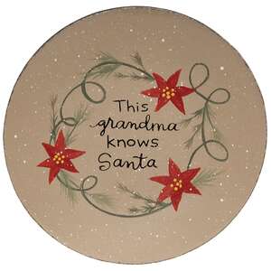Grandma Claus Plate, 3 Asstd.
