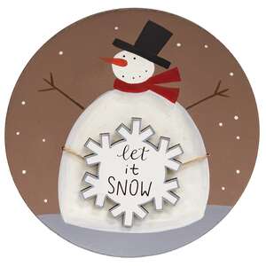 Winter Charm Plate, 3 Asstd.