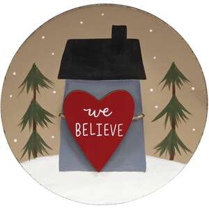 Winter Charm Plate, 3 Asstd.