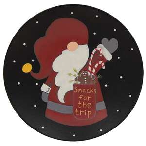 38009 Gnome Santa Mini Plate, 2 Asstd.;