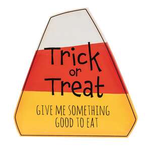 Candy Corn/Ghost Phrase Chunky Wooden Sitter, 2 Asstd. 38015;