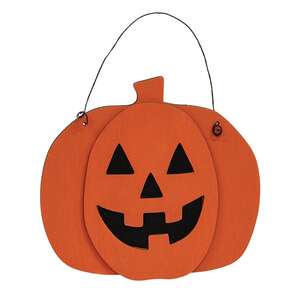 Layered Wood Jack O'Lantern Ornament 38024;