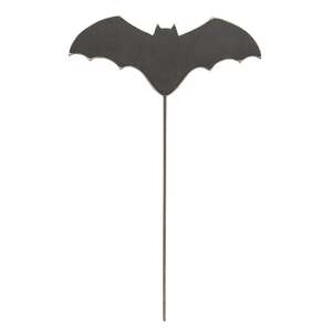 Wooden Bat Planter Stake, 5.25"H 38025;