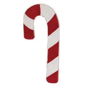 Wooden Candy Cane Hanger, 6" 38085;