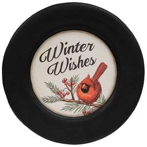 Winter Wishes Cardinal Plate, 3 Asstd.