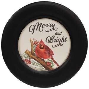 Winter Wishes Cardinal Plate, 3 Asstd.