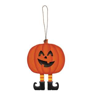 Boo to You Wooden Ghost or Jack Ornament - 2 Asstd.