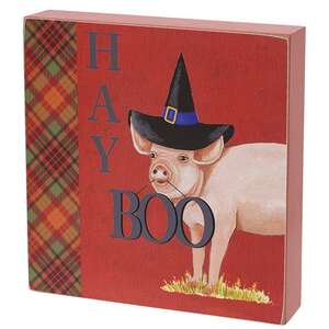 Hay Boo Scaredy Box Sign - 3 Asstd.