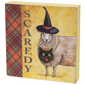 Hay Boo Scaredy Box Sign - 3 Asstd.