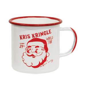 Kris Kringle World Tour Enamel Mug 60478;