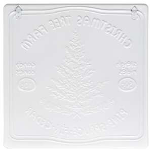 Christmas Tree Farm Distressed Metal Sign