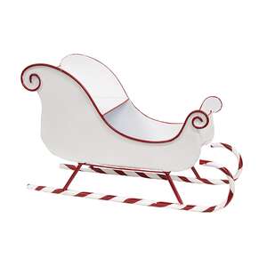 Candy Cane Metal Sleigh 70155;