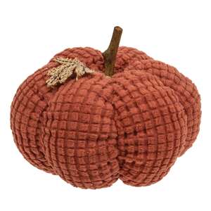 Burnt Orange Waffle Weave Pumpkin, Small CS39031;