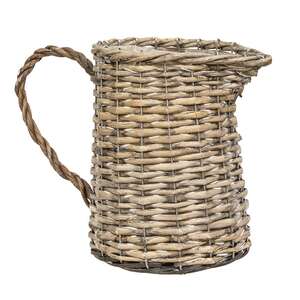 Gray Willow Water Pitcher Planter Basket, Small HAC2427;
