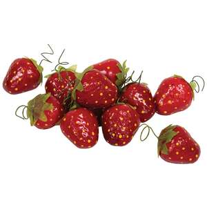 12 Set, Strawberry Spring Foam Ornament