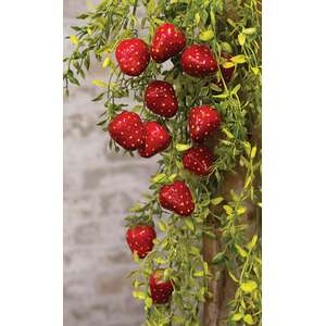 12 Set, Strawberry Spring Foam Ornament