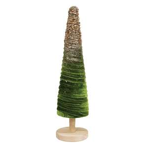 Sparkle Velvet Christmas Tree, 16"H RJAX4016;