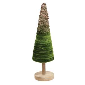 Sparkle Velvet Christmas Tree, 12"H RJAX4017;