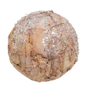 Sparkle Birch Ball Ornament, 4" RJAX4021;