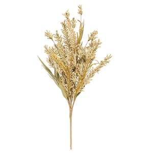 Fall Grass & Heather Bush, 24", Cream SR2318097CR;