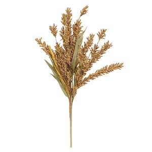 Fall Grass & Heather Bush, 24", Mustard SR2318097MU;