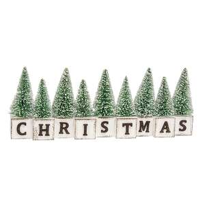 Winter Sparkle Forest Christmas Block Sitter SR2321051;