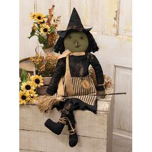 Agnes Witch Doll with Broom