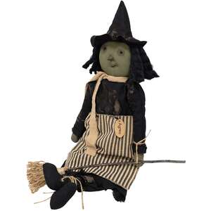 Agnes Witch Doll with Broom