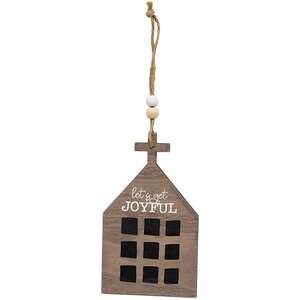 3 Set - Joyful, Merry, Home Primitive House Ornaments