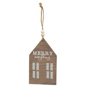 3 Set - Joyful, Merry, Home Primitive House Ornaments