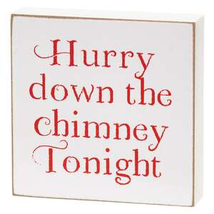 On The Nice List 3" Square Block - 3 Asstd.