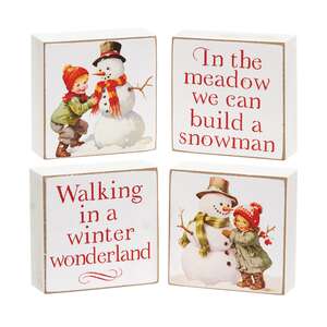 4 Set - In The Meadow 2" Square Blocks