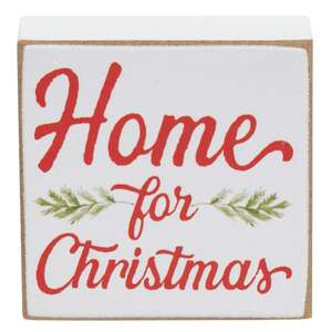 Merry Christmas From the Farm 2" Square Block - 4 Asstd.