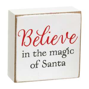 With Love From Santa 2" Square Block - 4 Asstd.