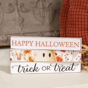 Trick Or Treat Floral Ghost Mini Stick, 3 Asstd. 38630Trick Or Treat Floral Ghost Mini Stick, 3 Asstd. 38630;