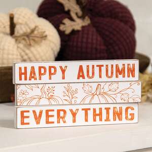 Happy Autumn Everything Mini Sticks, 3/Set 38632;